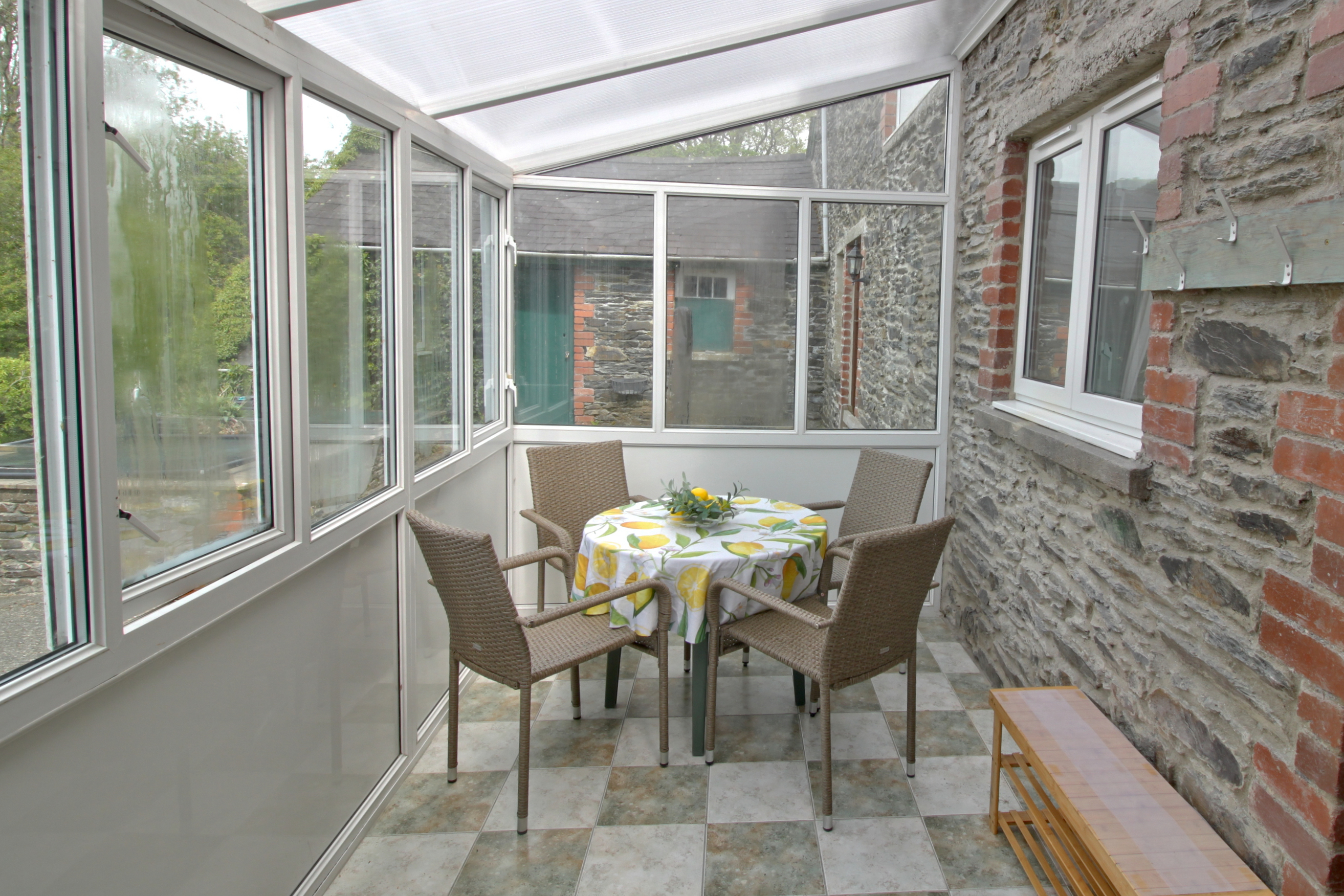 the back porch